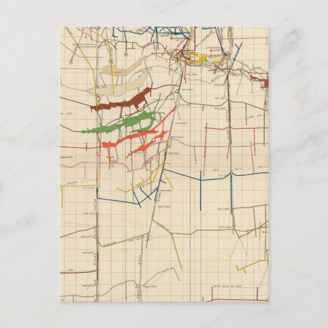 Carte Postale Comstock Mine Maps Numéro VI (Devant)