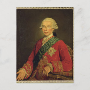 Carte Postale Comte Claude-Louis-Robert de Saint-Germain 1777