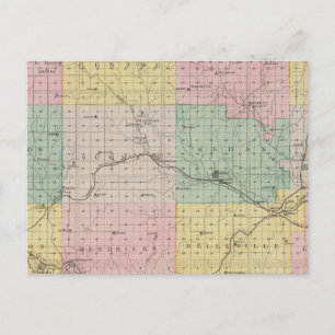 Carte Postale Comté de Chautauqua, Kansas