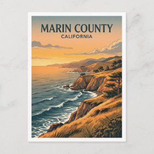 Carte Postale Comté de Marin, zone de loisirs nationale du Golde