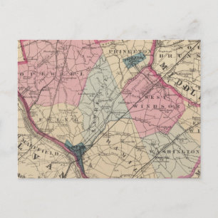 Carte Postale Comté de Mercer, NJ