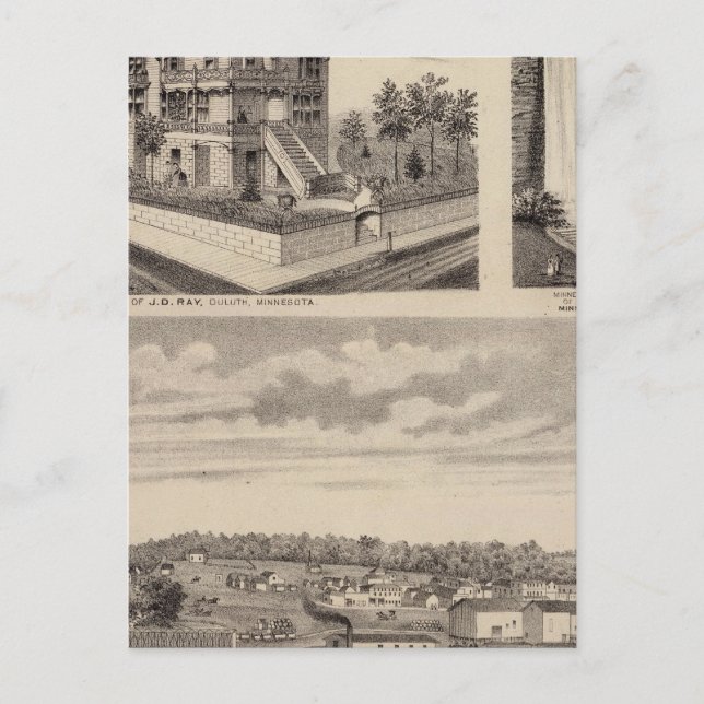 Carte Postale Comté de Moorhead Clay, Minnesota (Devant)