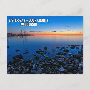 Carte Postale Comté de Porte de Sister Bay Wisconsin