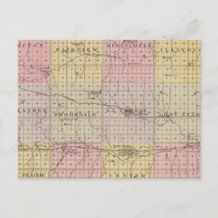 Carte Postale Comté de Rush, Kansas