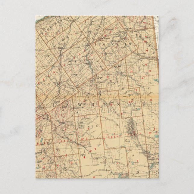 Carte Postale Comté de Saint-Laurent (Devant)