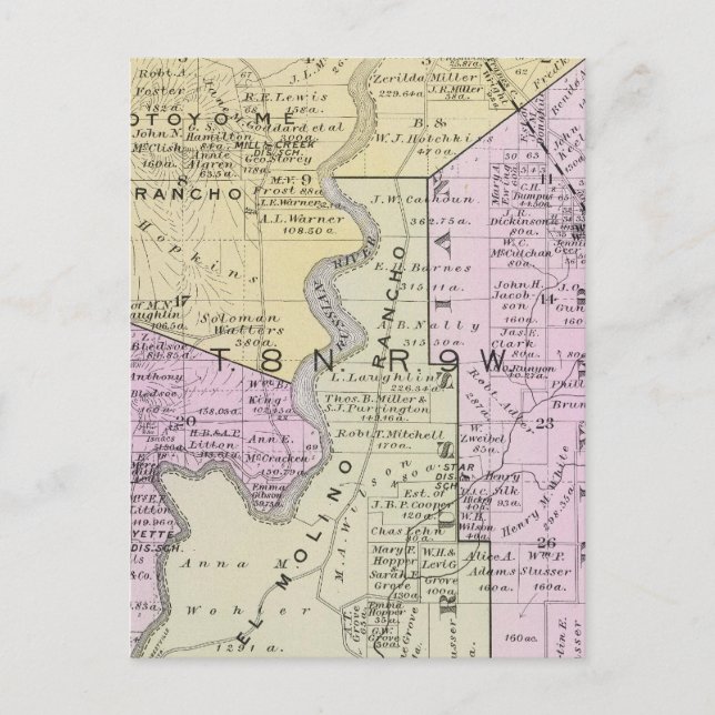 Carte Postale Comté de Sonoma, Californie 2 (Devant)