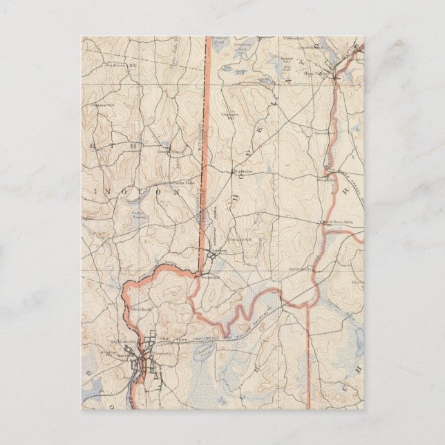 Carte Postale Comté de Washinton (Devant)