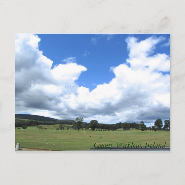 Carte Postale Comté de Wicklow, Irlande (Devant)