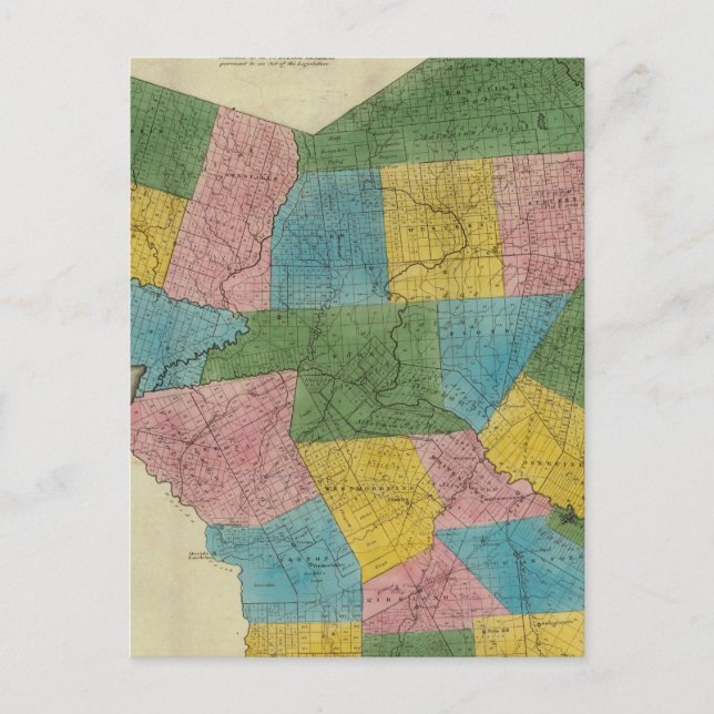 Carte Postale Comté d'Oneida (Devant)