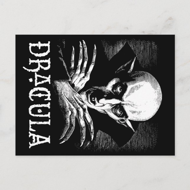 Carte Postale Comte Dracula Halloween Vampire (Devant)