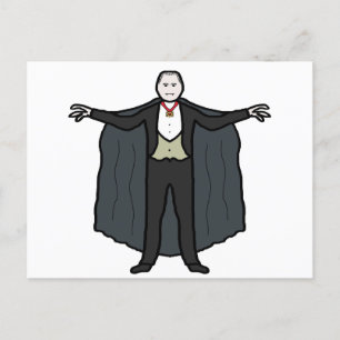 Carte Postale Comte Dracula Vampire