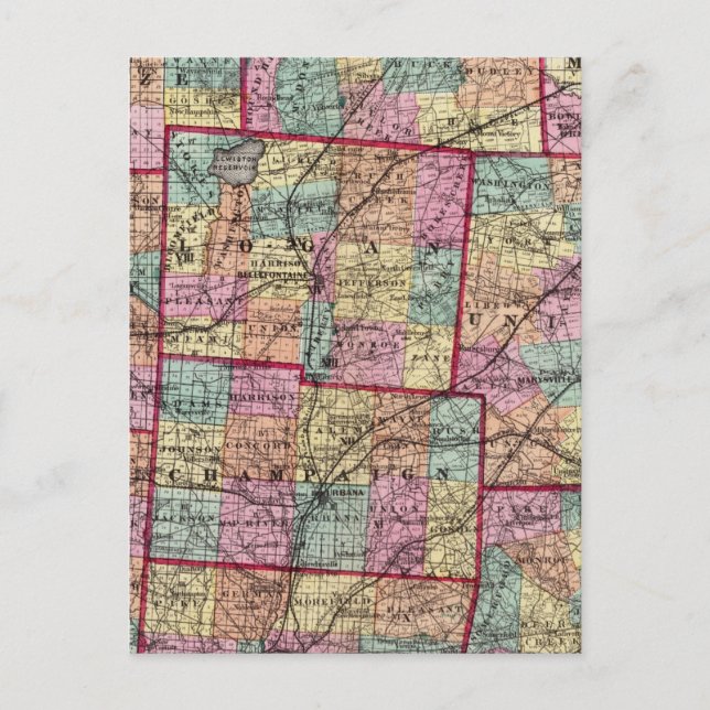 Carte Postale Comtés de l'Ohio 2 (Devant)