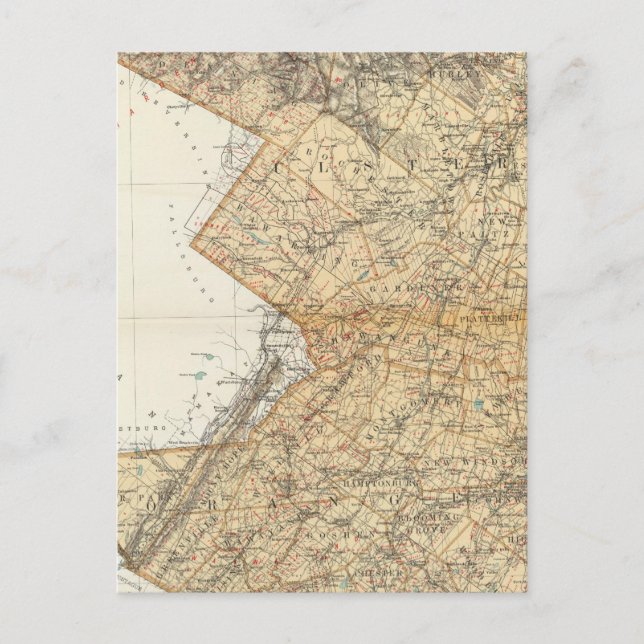 Carte Postale Comtés d'Ulster, Orange (Devant)