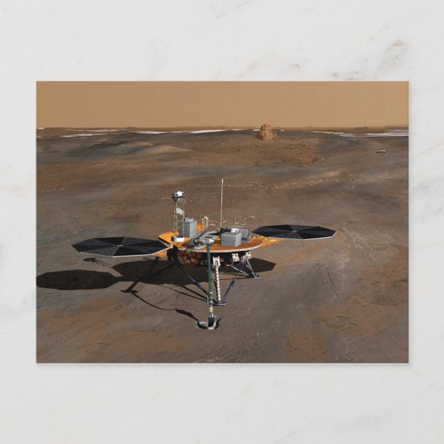 Carte Postale Concept Art of Phoenix Mars Lander (Devant)