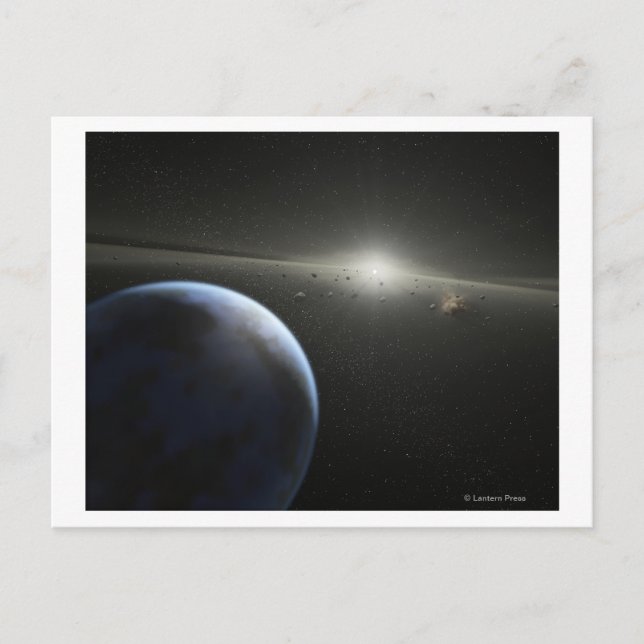 Carte Postale Concept de l'artiste d'une ceinture d'astroïde Pho (Devant)