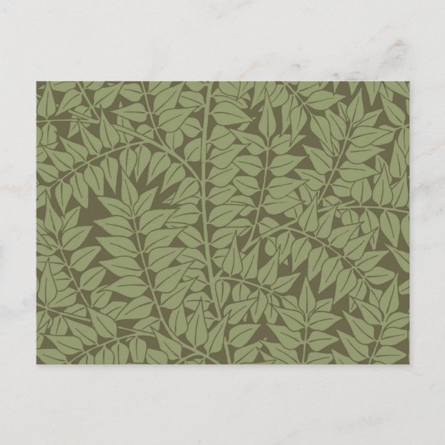Carte Postale Conception classique Art Nouveau de branche de Wil (Devant)
