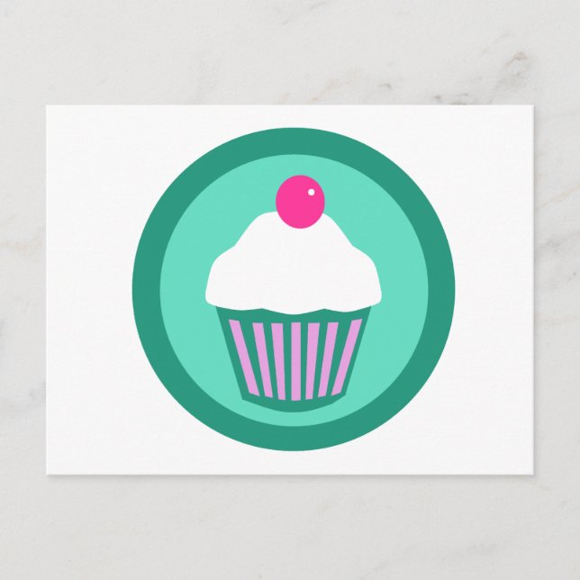 Carte Postale Conception Cupcake (Devant)