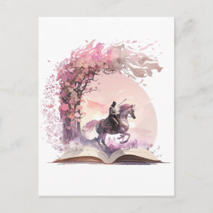 Carte Postale Conception d'amour de livre de fantasy