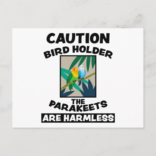 Carte Postale Conception d'animal exotique mignon oiseau Cadeau  (Devant)