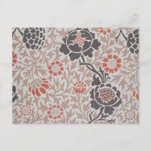 Carte Postale Conception d'art botanique de William Morris Graft