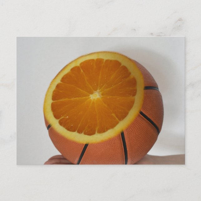 Carte Postale Conception de basketball cool (Devant)