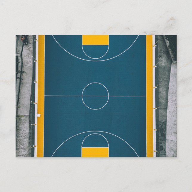 Carte Postale Conception de basketball géniale (Devant)