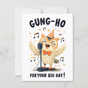 Carte Postale Conception de chant pour la célébration de l'anniv