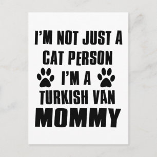 Carte Postale Conception de chats de Van turc