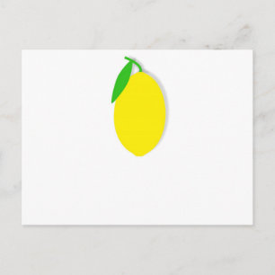 Carte Postale conception de citron