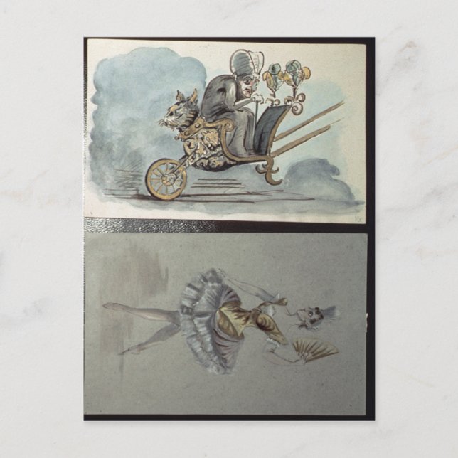 Carte Postale Conception de costumes pour le ballet (Devant)