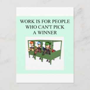 Carte Postale conception de course à cheval élevé complet