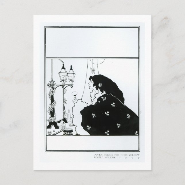 Carte Postale Conception de couverture pour "The Yellow Book", V (Devant)