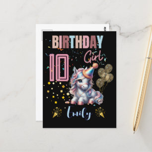 Carte Postale Conception de fête équestre pour l'anniversaire d'