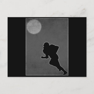 Carte Postale Conception de football américain rétro