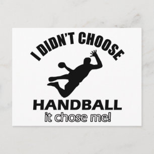 Carte Postale Conception de handball cool