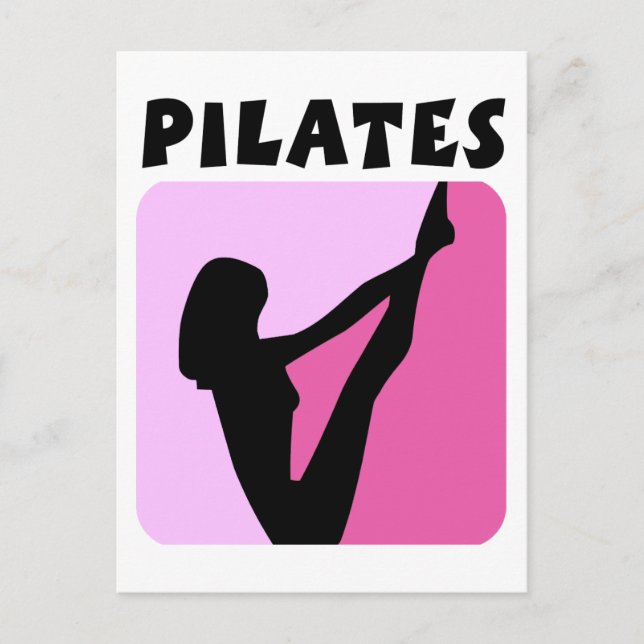 Carte Postale Conception de la figure Pilates ! (Devant)