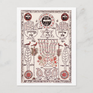 Carte Postale Conception de la Kabbale