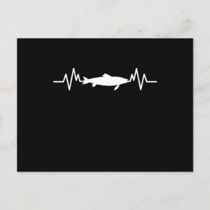 Carte Postale Conception de l'océan de poissons Baleine Battemen