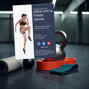 Carte Postale Conception de marketing photo de promotion de fitn