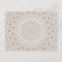 Conception de motif mandala beige et taupe
