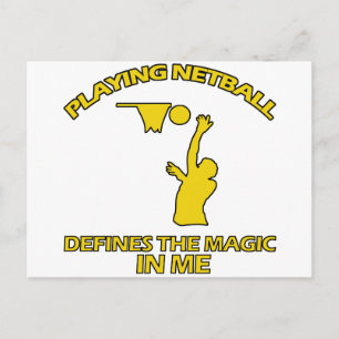 Carte Postale CONCEPTION DE netball