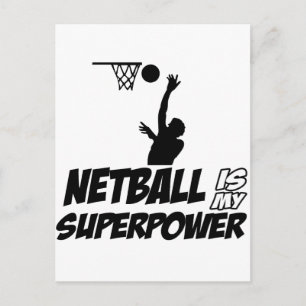 Carte Postale Conception de Netball cool