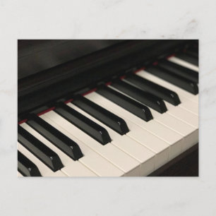 Carte Postale Conception de piano cool
