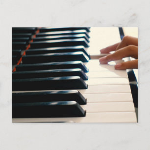 Carte Postale Conception de piano sympa