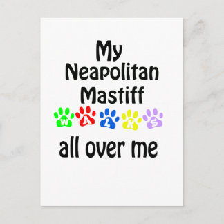 Carte Postale Conception de promenades de Mastiff napolitain