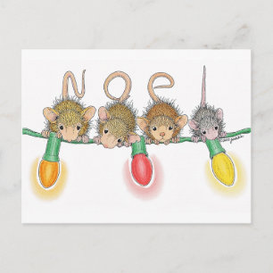 Carte Postale Conception de souris maison®