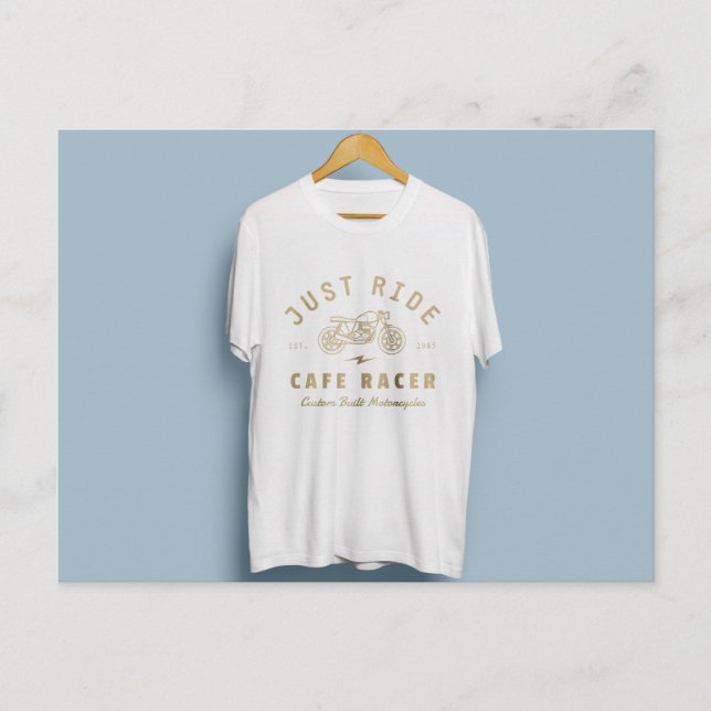Carte Postale conception de t-shirt avec un beau logo (Devant)