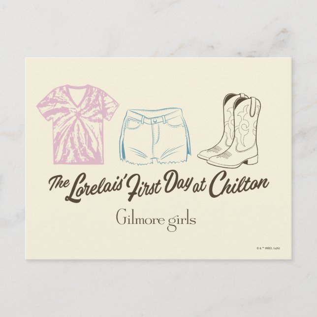 Carte Postale Conception de tenue de Lorelai Chilton de Gilmore  (Devant)