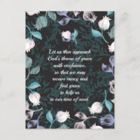 Conception de texte éditable florale version noire