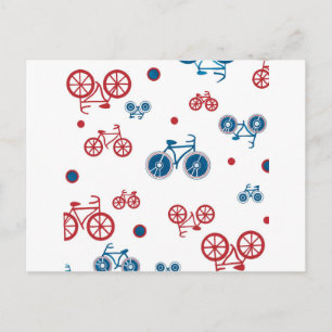 Carte Postale Conception de vélos Vintages rétro